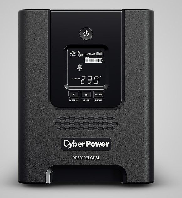 Nguồn lưu điện UPS CyberPower PR3000ELCDSL Nguồn lưu điện UPS CyberPower PR3000ELCDSL