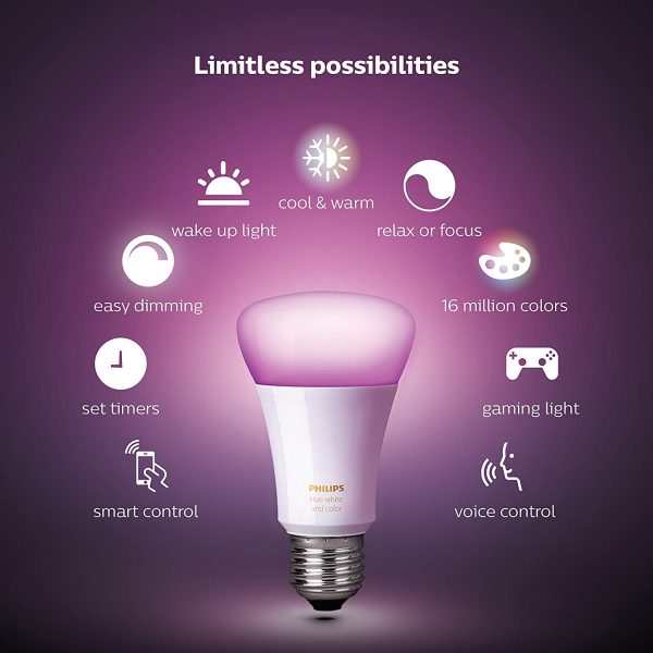 Đèn Philips HueWCA 9W A60 E27_3 Đèn Philips HueWCA 9W A60 E27