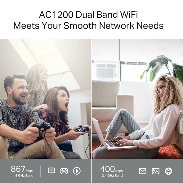 Thiết bị WiFi TP-Link Archer C64 AC1200_4 Thiết bị WiFi TP-Link Archer C64 AC1200