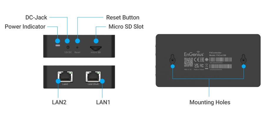 Thiết bị Controller WiFi AP FitController100_8
