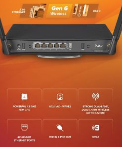 Router Mikrotik WiFi 6 hAP ax3