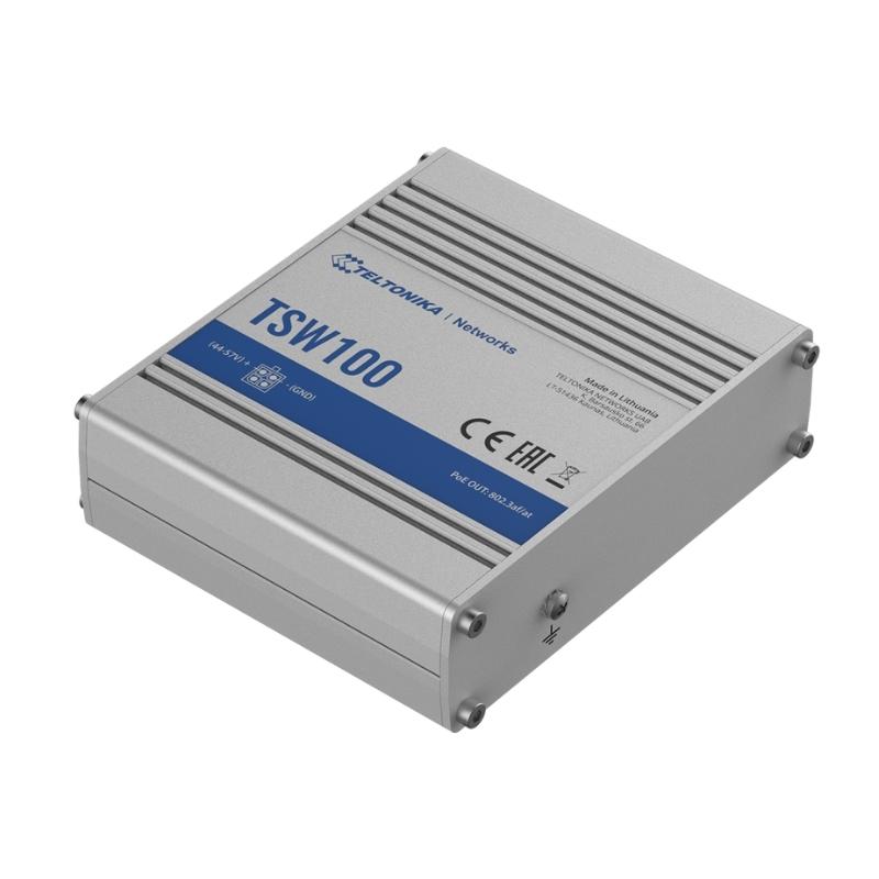 Switch-công-nghiệp-Teltonika-TSW100 Switch PoE Công Nghiệp Teltonika TSW100