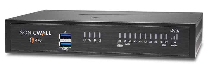 Thiết bị tường lửa SonicWall TZ470_2 Thiết bị tường lửa SonicWall TZ470