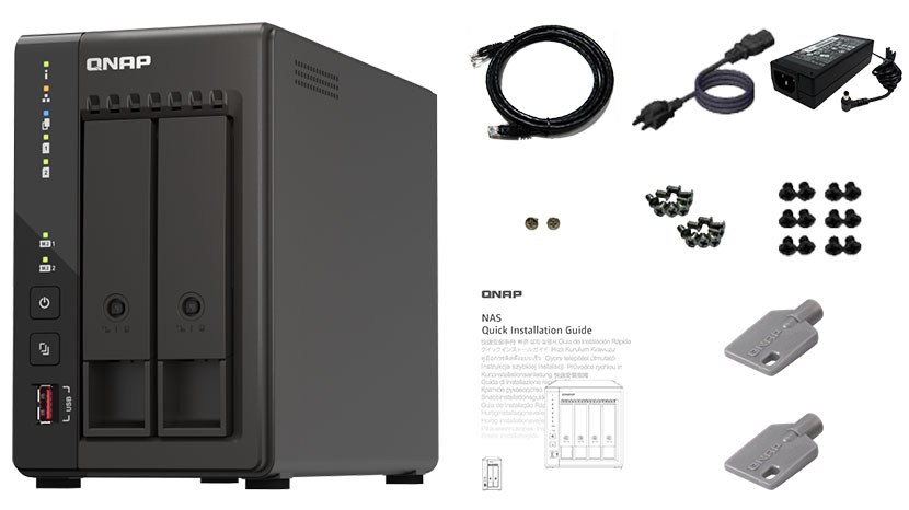 0Thiết Bị Lưu Trữ Mạng QNAP TS-253E-8G Lưu trữ dữ liệu QNAP TS-253E-8G