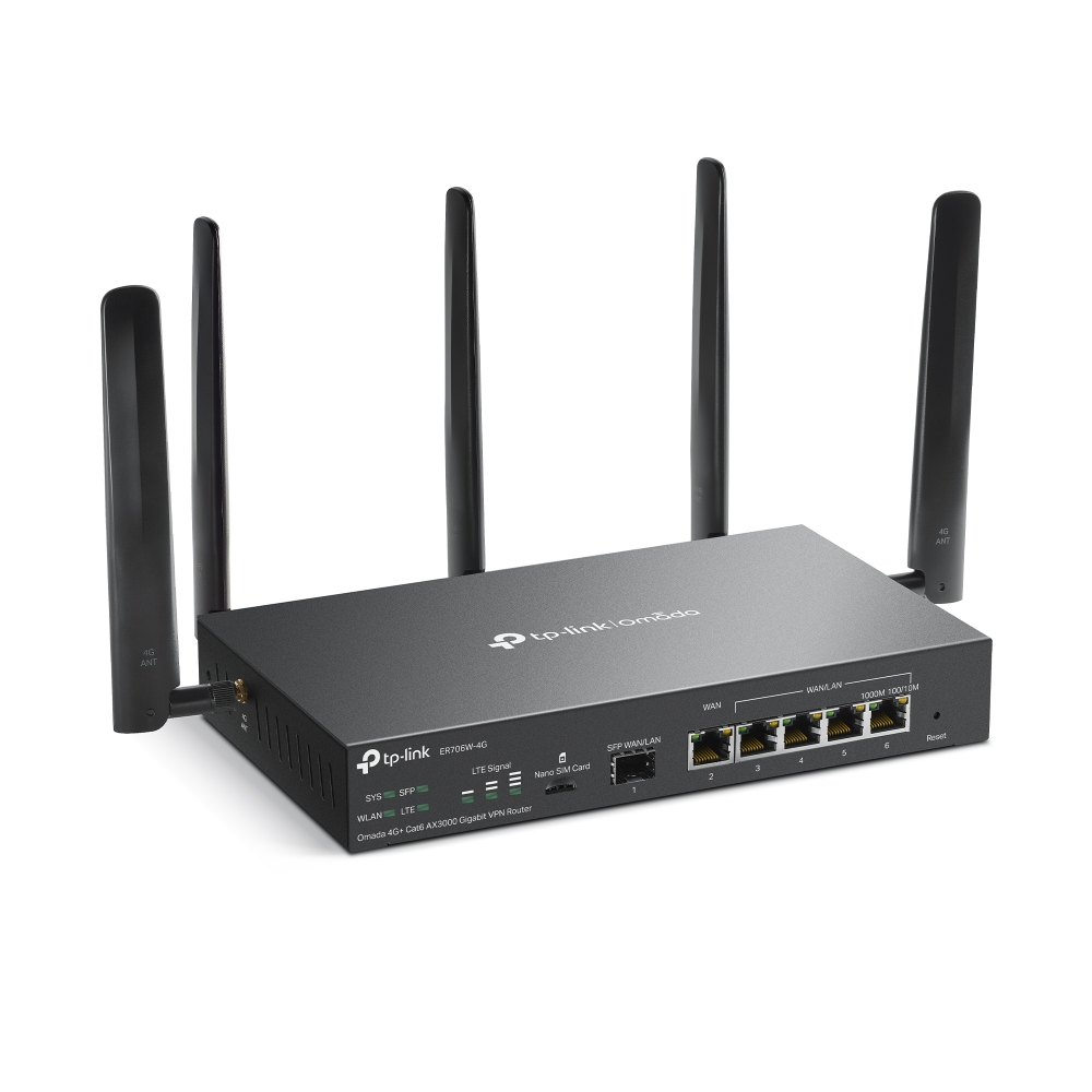 VPN Router Omada 4G ER706W-4G AX3000_3 VPN Router Omada 4G ER706W-4G AX3000