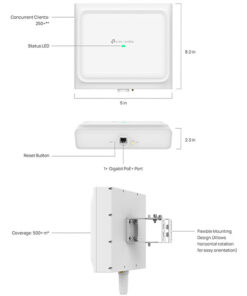 Thiết bị WiFi Omada EAP650 D120-Outdoor
