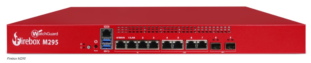 Thiết bị Firewall WatchGuard Firebox M295 Thiết bị Firewall WatchGuard Firebox M295