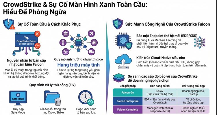 CrowdStrike giải pháp bảo mật Endpoint Top 1 Thế giới